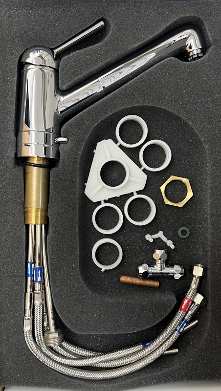 IDEAL STANDARD Meloh Amico Küchenarmatur Niederdruck Chrom mit Geräteanschluss