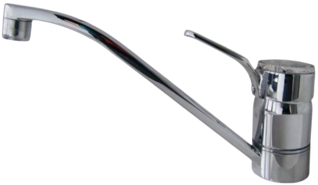 IDEAL STANDARD Ceramix Küchenarmatur mit Deckplatte Chrom