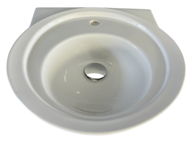 IDEAL STANDARD Waschbecken Waschtisch rund Cresta 55 x 53 cm WEISS