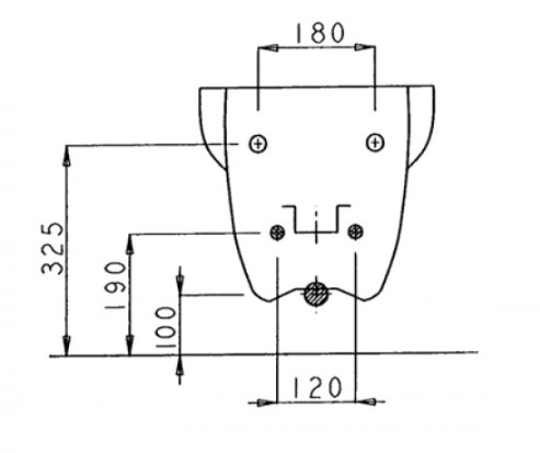 CERAMICA DOLOMITE Novella Hänge-Bidet PERGAMON