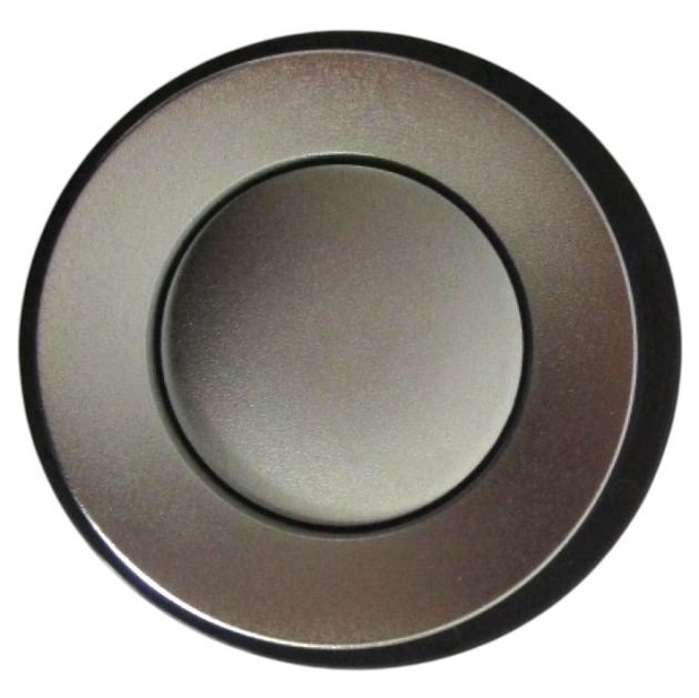 Rokal Ablaufgarnitur mit Zugstange Zugknopf-Ablaufgarnitur Chrom-Matt Edelmatt