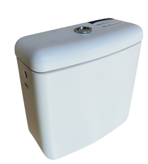 KERAMAG Renova Keramik-Spülkasten Einlauf hinten Edelweiss