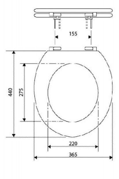 HAMBERGER Toilettenbrille WC-Deckel WC-Sitz Asia Style Dekor Schwarz Rot