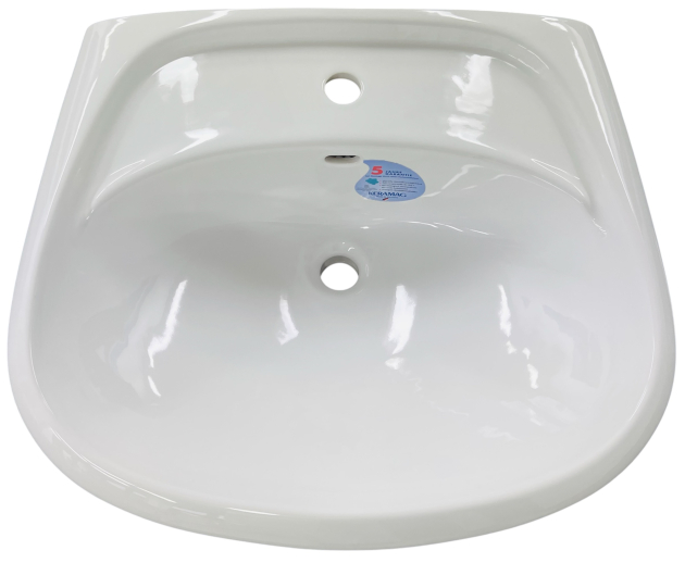 KERAMAG Elbe Waschbecken Waschtisch WEISS 60 x 50 cm