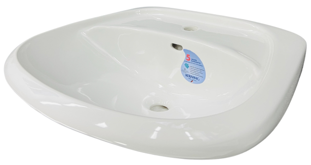 KERAMAG Elbe Waschbecken Waschtisch WEISS 60 x 50 cm