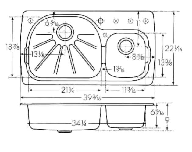 FRANKE Fraquartz PRQ620 Doppelbecken-Spüle WEISS 99,5x56 cm