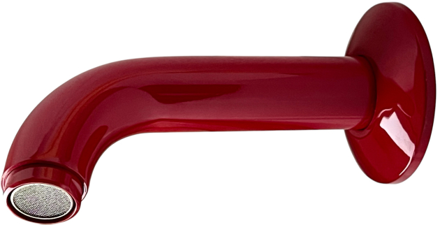 HANSA Hansa-Nordica Wanneneinlauf Standeinlauf Wannenauslauf Rot