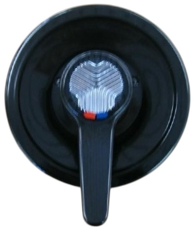 ROKAL Unterputz-Armatur Duschwannenarmatur in Schwarz