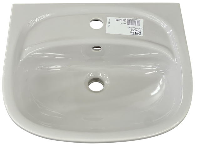 Keramag Delta Fondo Handwaschbecken 50 x 42 cm Manhattan Grau