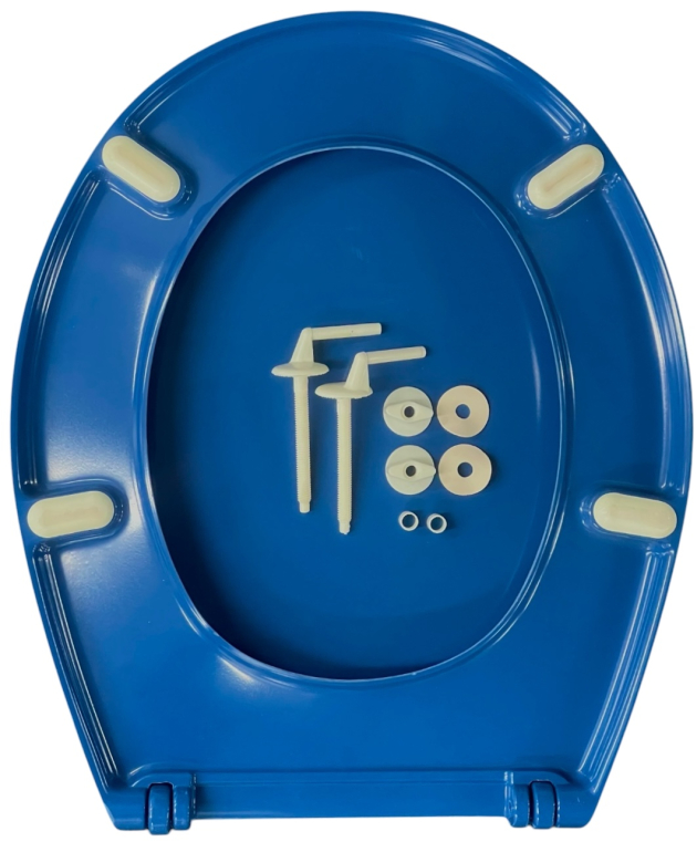 SANITOP WC-Sitz Toilettensitz WC-Brille WC-Deckel Sorrento-Blau