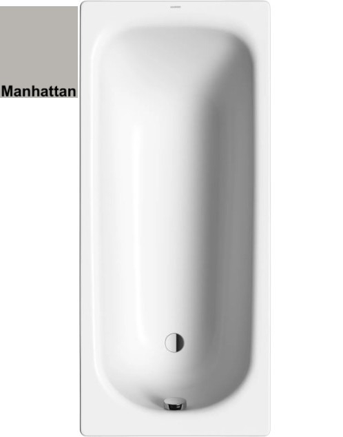 KALDEWEI Saniform Badewanne 170 x 75 cm MANHATTAN GRAU