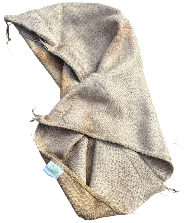 XXL Jutesack / Jutebeutel – 110 × 80 cm – Naturfarbe – NEU Groß Vintage