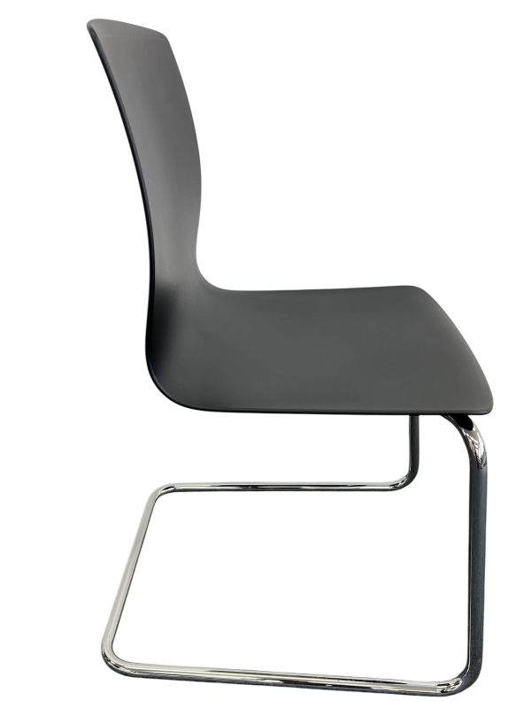 Dauphin Fiore FI 7513 - Freischwinger Schwarz Bürostuhl Sitz 6er Set