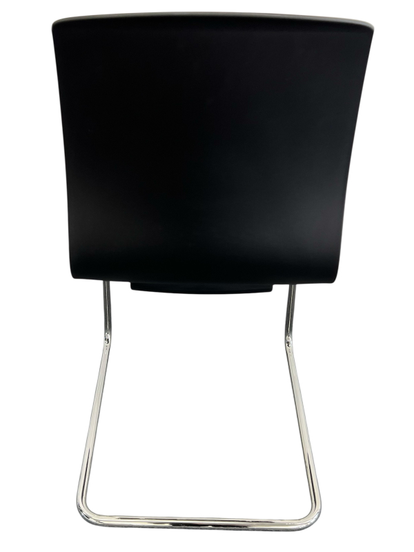 Dauphin Fiore FI 7513 - Freischwinger Schwarz Bürostuhl Sitz 6er Set