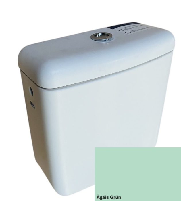 KERAMAG Renova Keramik-Spülkasten Einlauf hinten Ägäis Grün