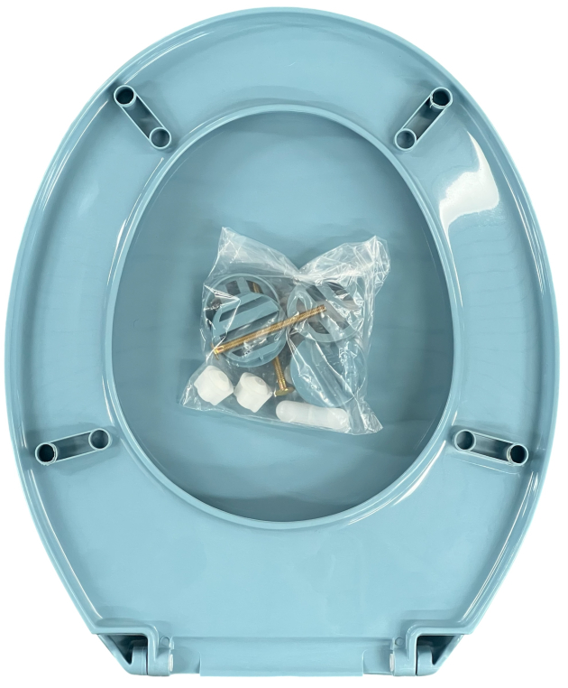 SANIT Design 1000 WC-Sitz Toilettensitz WC-Brille WC-Deckel Bermuda-Blau