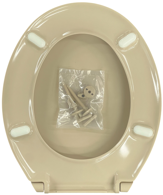 Pagette Exklusiv WC-Sitz Toilettensitz WC-Brille WC-Deckel Sable Harmunic / Capuccino / Hellbraun / Hellbeige