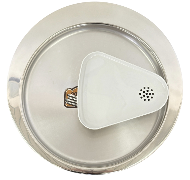 BLANCO Rondo Rundes Abtropfbecken Rund Abtropffläche Abtropf Tropfmulde EDELSTAHL 45 cm Rechts