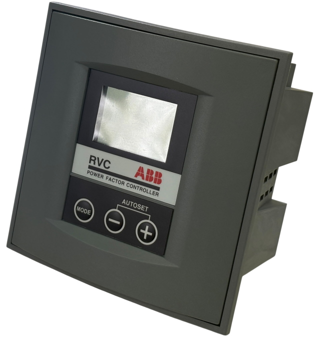 ABB RVC 3 Blindleistungsregler Power Factor Controller 100-440V 50/60Hz Power Factor Controller, cos phi Regler, Blindleistungskompensation, Kondensatorsteuerung, Kompensationsanlage Steuerung, Energieoptimierung Gerät, Schaltschrank Controller