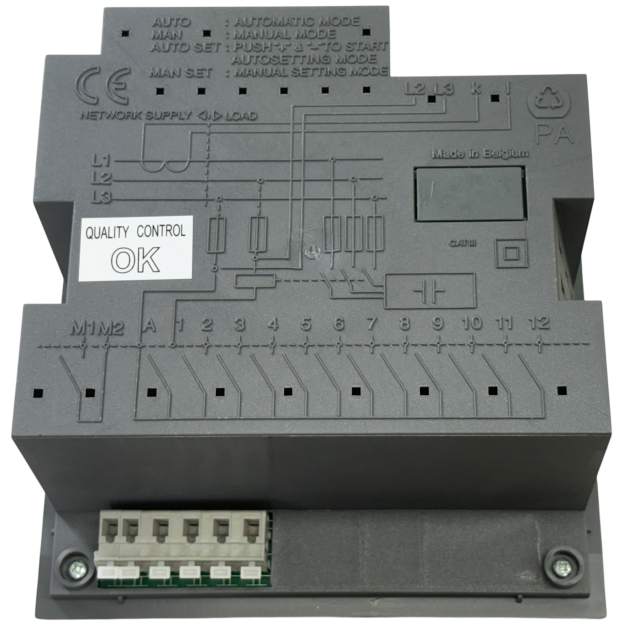 ABB RVC 3 Blindleistungsregler Power Factor Controller 100-440V 50/60Hz Power Factor Controller, cos phi Regler, Blindleistungskompensation, Kondensatorsteuerung, Kompensationsanlage Steuerung, Energieoptimierung Gerät, Schaltschrank Controller