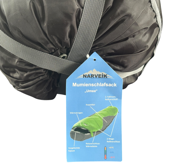 Narveik Schlafsack 4688-N Grün L Schlafsack Camping, Outdoor Schlafsack, Campingschlafsack, Reiseschlafsack, Zelten Schlafsack, Schlafsack warm, Festival Schlafsack, Trekking Schlafsack, Outdoor Ausrüstung, Camping Zubehör, Schlafsack leicht