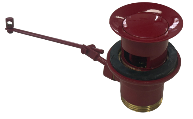Rokal Excenter Ablaufgarnitur Zugknopf-Ablaufgarnitur Rot Waschbecken Ablauf Pop-up Waschbecken Stopfen Rot, Basin Waste Pop Up, Sink Drain Pop Up, Bathroom Drain Valve, Wash Basin Waste, Pop Up Waste 1 1/4, Bathroom Sink Drain