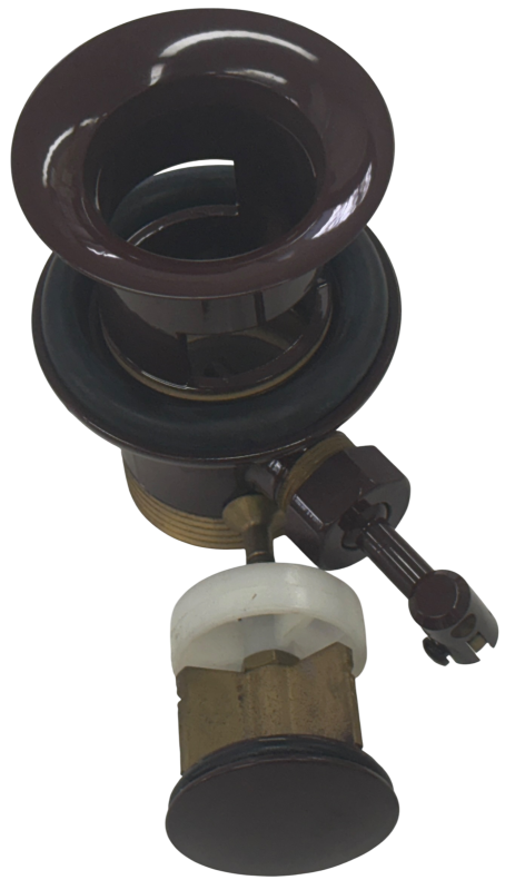 Rokal Excenter Ablaufgarnitur Zugknopf-Ablaufgarnitur Mocca Braun Waschbecken Ablauf Pop-up Waschbecken Stopfen Mocca Braun, Basin Waste Pop Up, Sink Drain Pop Up, Bathroom Drain Valve, Wash Basin Waste, Pop Up Waste 1 1/4, Bathroom Sink Drain,Dunkelbraun