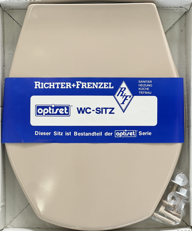 Richter+Frenzel WC-Sitz Bahama-Beige Toilettensitz WC-Brille WC-Deckel Bahama Beige R+F Optiset