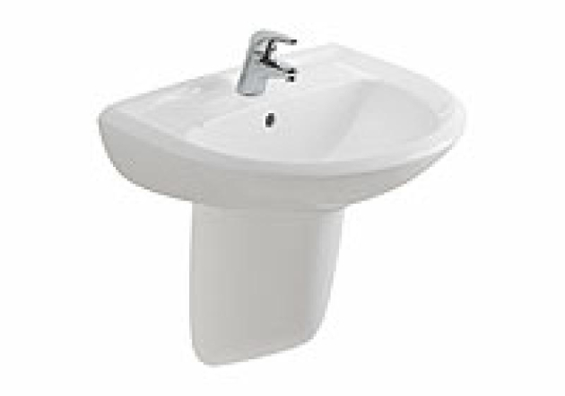 IDEAL STANDARD PERGAMON Laguna Waschbecken 65 x 51 cm Waschtisch Creme Weiß MADE IN GERMANY