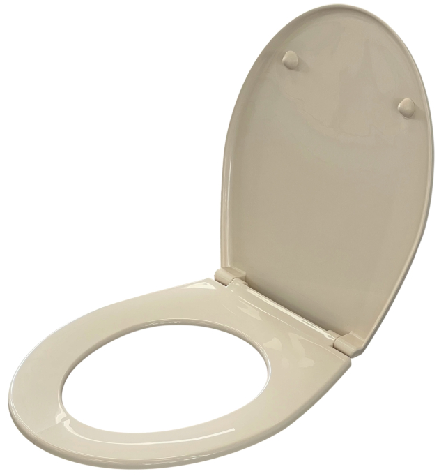 Sanit 7000 Natura / Hell Beige / Creme WC-Sitz Toilettensitz WC-Brille WC-Deckel – Made in Germany