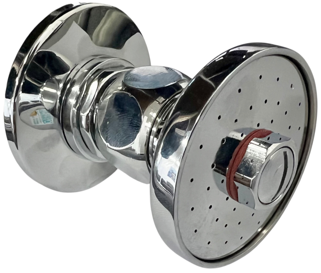 Ideal Standard Europa Brausekopf Duschkopf Kopfbrause Chrom Rosette Wandanschluss Wandabdeckung Universal 1/2 Zoll Kugelgelenk