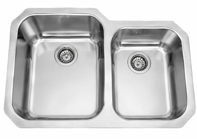 SUTER KWC D8U Unterbau-Spüle 82x48x17,5 cm 8 Edelstahl Doppelbecken Unterbauspüle Küchenspüle Spülbecken - Swiss Made