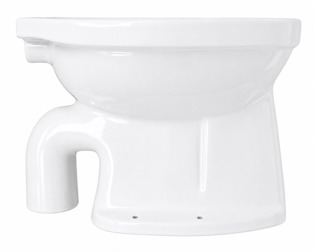 SPHINX Stand-WC Weiß Flachspüler Bodenabgang Standtoilette Keramik - Made in Holland Abgang Boden WC