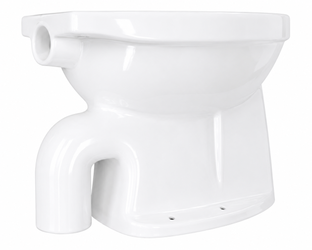 SPHINX Stand-WC Weiß Flachspüler Bodenabgang Standtoilette Keramik - Made in Holland Abgang Boden WC