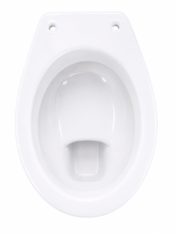 NOVO-BOCH Stand-WC Weiß Flachspüler Wandabgang Standtoilette Keramik Made in Belgium