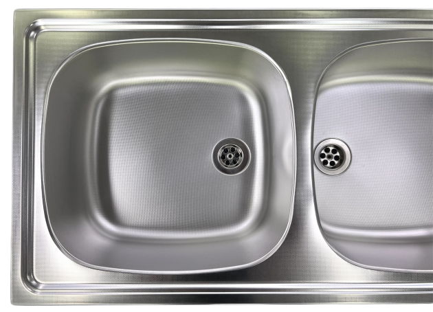 FRANKE Doppelbecken Spüle Einbauspüle Küchenspüle 86 x 43,5 cm Edelstahl-Leinen