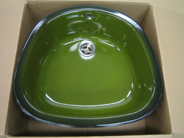 FRANKE Spüle / Spülbecken Agave-Grün 46 x 42 cm