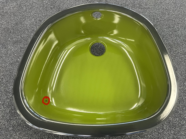 FRANKE Spüle / Spülbecken Agave-Grün 46 x 42 cm