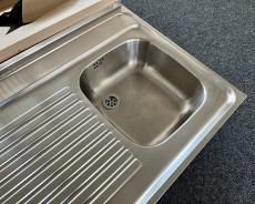 BLANCO sink stainless steel 100x60 cm