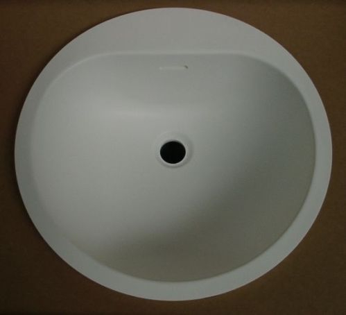 SCHOCK flächenbündiges Einbauwaschbecken 932A Leinen Weiss