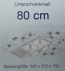 BLANCO Auflage-Spüle Doppelbecken ZS 120x50 cm Edelstahl B-R Küchenspüle Spülbecken 2 Becken
