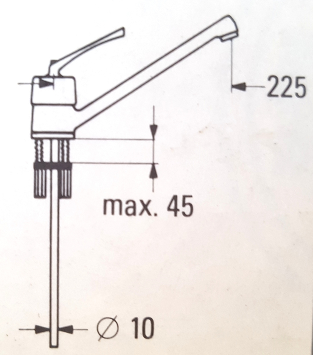KWC NEOMAT Küchen-Armatur WEISS