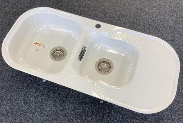 TEKA As Spüle Weiss 99,6 x 46,2 cm BECKEN-LINKS