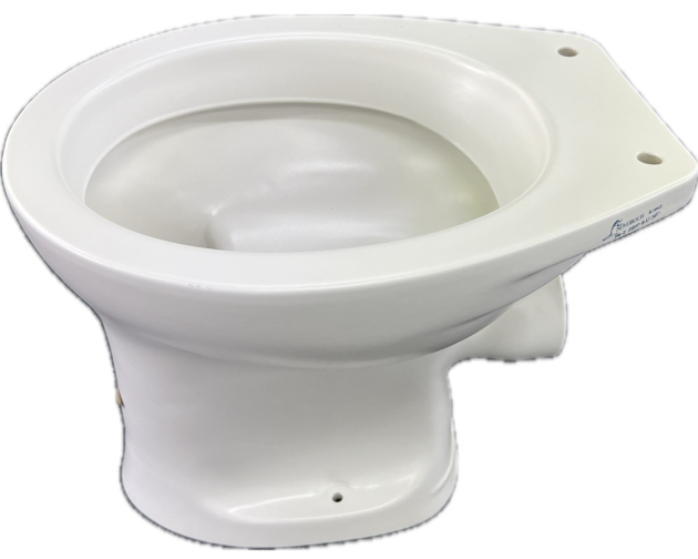 NOVO-BOCH Stand-WC Flachspüler Edelweiss