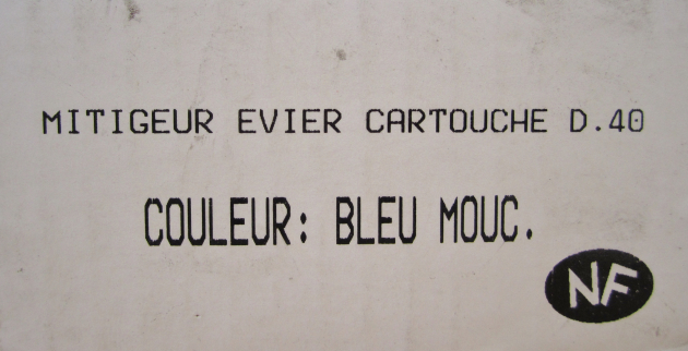 CAREA Küchenarmatur Mouchete HELL-BLAU-GRANIT