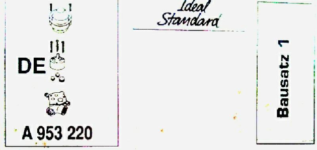 IDEAL STANDARD Bausatz 1 Unterputz-Armatur A953.220