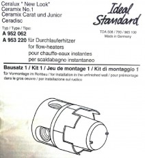 IDEAL STANDARD Bausatz 1 Unterputz-Armatur A953.220