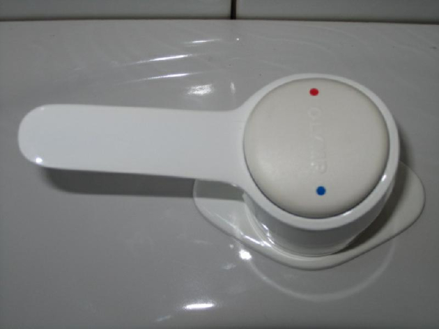 OLYMP Einhandmischer Friseurarmatur 2-Loch Weiss