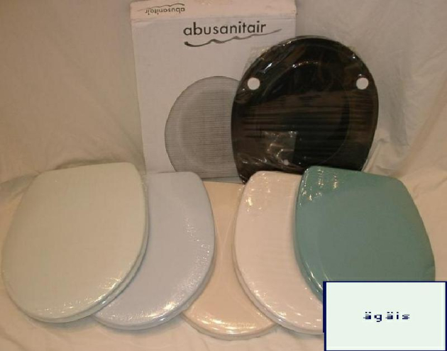 Abusanitair WC-Sitz Toilettensitz WC-Brille WC-Deckel ÄGÄIS