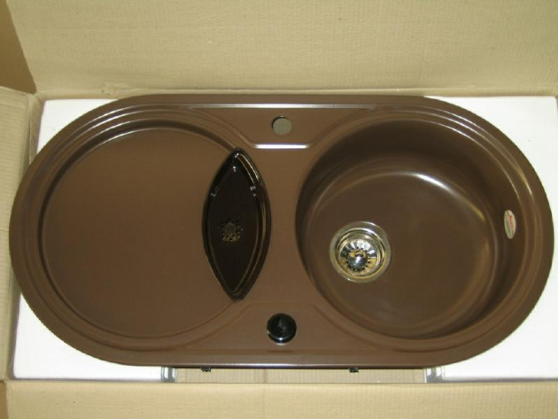 TEKA Duetta 60 EA Spüle Braun-matt 91,6x48 cm